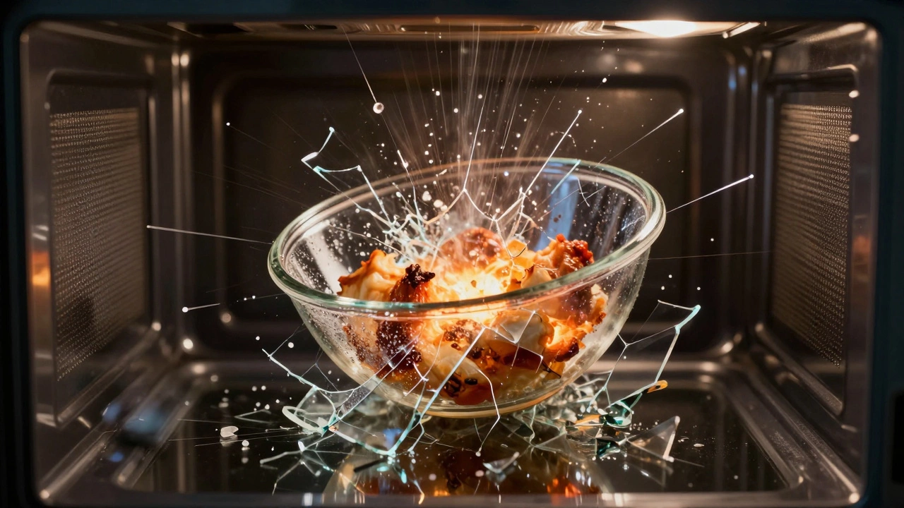 Почему лопается стеклянная посуда в микроволновке и как выбрать безопасную