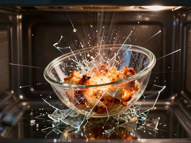 Почему лопается стеклянная посуда в микроволновке и как выбрать безопасную