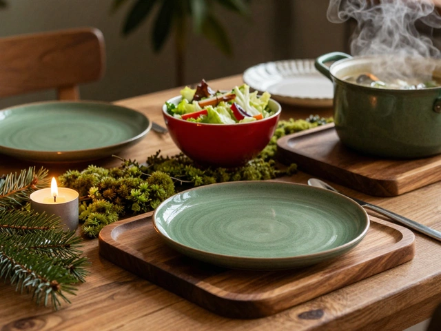 В каком цвете нельзя справлять Новый год 2024: цветовая символика посуды для праздника