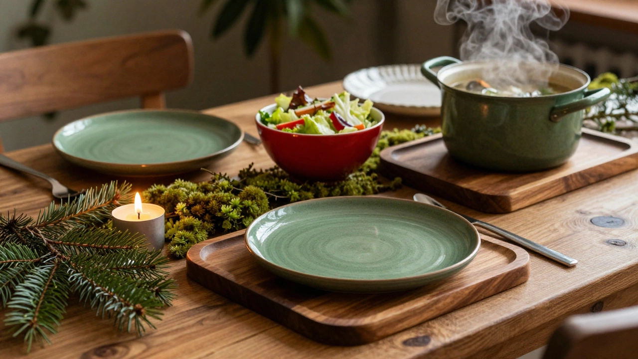 В каком цвете нельзя справлять Новый год 2024: цветовая символика посуды для праздника